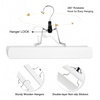 image:imageExtensions Hanger with DustProof Storage Bag Holder Hair Extensions Hairpieces Waterproof Portable Suit With Transparent Zip Up Closure White Color 1 Set