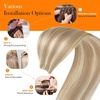 image:imageSunny Hair 18 Inch Genius Weft Hair Extensions Human Hair Blonde 60GGenius 1622Golden Blonde Highlights