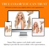image:imageSunny Hair 18 Inch Genius Weft Hair Extensions Human Hair Blonde 60GGenius 18613Ash Blonde Highlights