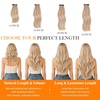 image:imageSunny Hair 18 Inch Genius Weft Hair Extensions Human Hair Blonde 60GGenius 18613Ash Blonde Highlights