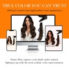 image:imageSunny Hair 18 Inch Genius Weft Hair Extensions Human Hair Blonde 60GGenius 226Dark Brown Balayage Medium Brown