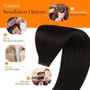 image:imageSunny Hair 18 Inch Genius Weft Hair Extensions Human Hair Blonde 60GGenius 2Dark Brown