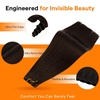 image:imageSunny Hair 18 Inch Genius Weft Hair Extensions Human Hair Blonde 60GGenius 2Dark Brown