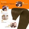 image:imageSunny Hair 18 Inch Genius Weft Hair Extensions Human Hair Blonde 60GGenius 3Cool Brown