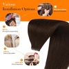 image:imageSunny Hair 18 Inch Genius Weft Hair Extensions Human Hair Blonde 60GGenius 4Chocolate Brown