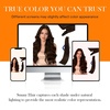 image:imageSunny Hair 18 Inch Genius Weft Hair Extensions Human Hair Blonde 60GGenius 4Chocolate Brown