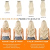 image:imageSunny Hair 18 Inch Genius Weft Hair Extensions Human Hair Blonde 60GGenius 60Platinum Blonde