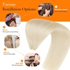 image:imageSunny Hair 18 Inch Genius Weft Hair Extensions Human Hair Blonde 60GGenius 60Platinum Blonde
