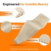 image:imageSunny Hair 18 Inch Genius Weft Hair Extensions Human Hair Blonde 60GGenius 60Platinum Blonde