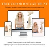 image:imageSunny Hair 18 Inch Genius Weft Hair Extensions Human Hair Blonde 60GGenius 60Platinum Blonde