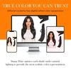 image:imageSunny Hair 18 Inch Genius Weft Hair Extensions Human Hair Blonde 60GGenius1CMocha Brown