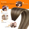 image:imageSunny Hair 18 Inch Genius Weft Hair Extensions Human Hair Blonde 60GGenius3822Cool Brown Ombre Blonde