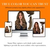 image:imageSunny Hair 18 Inch Genius Weft Hair Extensions Human Hair Blonde 60GGenius4274Dark Brown Balayage Caramel Blonde