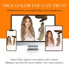 image:imageSunny Hair 18 Inch Genius Weft Hair Extensions Human Hair Blonde 60GGenius6606Medium Brown Balayage Platinum Blonde