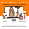 image:imageSunny Hair 18 Inch Genius Weft Hair Extensions Human Hair Blonde 60GGenius8228Light Brown Balayage Medium Blonde