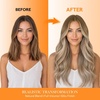 image:imageSunny Hair 18 Inch Genius Weft Hair Extensions Human Hair Blonde 60GGenius8228Light Brown Balayage Medium Blonde