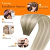 image:imageSunny Hair 18 Inch Genius Weft Hair Extensions Human Hair Blonde 60GGeniusSUNAsh Blonde Ombre