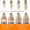 image:imageSunny Hair 18 Inch Genius Weft Hair Extensions Human Hair Blonde 60GGeniusSUNAsh Blonde Ombre