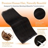 image:imageSunny Hair 18 Inch Genius Weft Hair Extensions Human Hair Blonde 60GPU Butterfly 1B Natural Black