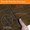 image:imageSunny Hair 18 Inch Genius Weft Hair Extensions Human Hair Blonde 60GPU Butterfly 3 Cool Brown