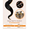 image:imageSunny Hair 20 Inch I Tip Hair Extensions Human Hair Brown Highlights Blonde