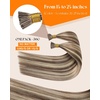 image:imageSunny Hair 20 Inch I Tip Hair Extensions Human Hair Brown Highlights Blonde