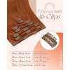 image:imageSunny Hair Clip in Hair Extensions Real Human Hair 135g for Fuller Hair