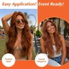 image:imageSunny Hair Clip in Hair Extensions Real Human Hair 135g for Fuller Hair