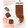 image:imageSunny Hair Clip in Hair Extensions Real Human Hair 135g for Fuller Hair