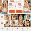 image:imageSunny Hair Clip in Hair Extensions Real Human Hair Blonde Highlight 22inch