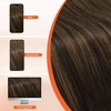 image:imageSunny Hair Clip in Hair Extensions Real Human Hair Dark Brown Balayage