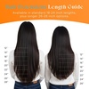 image:imageSunny Hair Clip in Hair Extensions Real Human Hair Jet Black 20 Inch 170g