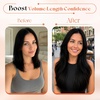 image:imageSunny Hair Clip in Hair Extensions Real Human Hair Jet Black Soft Texture