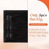 image:imageSunny Hair Clip in Hair Extensions Real Human Hair Jet Black Soft Texture