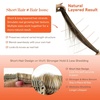 image:imageSunny Hair Clip in Hair Extensions Real Human Hair Jet Black Soft Texture