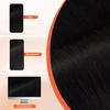 image:imageSunny Hair Clip in Hair Extensions Real Human Hair Jet Black Soft Texture