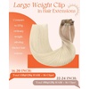 image:imageSunny Hair Clip in Hair Extensions Real Human Hair Ombre 18 Inch 135g