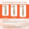 image:imageSunny Hair Clip in Hair Extensions Real Human Hair Ombre Blonde Highlights