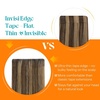 image:imageSunny Hair Invisi Edge Tape in Hair Extensions Human Hair Blonde HighlightsIJTP427 Brown Highlight Blonde