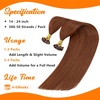 image:imageSunny Hair K Tips Hair Extensions Human Hair Auburn 16 Inch