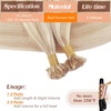 image:imageSunny Hair Ktip Human Hair Extensions Blonde Highlights 18 Inch