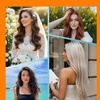 image:imageSunny Hair Tape in Hair Extensions 22Inch Long Bleach Blondeonde