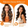 image:imageSunny Hair Tape in Hair Extensions Ash Blonde Highlight Bleach Blonde