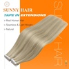 image:imageSunny Hair Tape in Hair Extensions Human Hair Highlights for Photo Days
