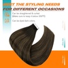 image:imageSunny Hair Tape in Hair Extensions Remy Human Hair 18 Inch