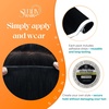 image:imageSunny Hair Tape in Weft Hair Extensions Human Hair 1 Jet Black 18 InchGUTP1 Jet Black