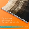 image:imageSunny Hair Tape in Weft Hair Extensions Human Hair 1 Jet Black 18 InchGUTP1 Jet Black