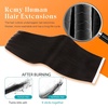 image:imageSunny Hair Tape in Weft Hair Extensions Human Hair 1 Jet Black 18 InchGUTP2 Darkest Brown