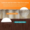image:imageSunny Hair Tape in Weft Hair Extensions Human Hair 1 Jet Black 18 InchGUTP33 Warm Mahogany