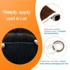 image:imageSunny Hair Tape in Weft Hair Extensions Human Hair 1 Jet Black 18 InchGUTP33 Warm Mahogany